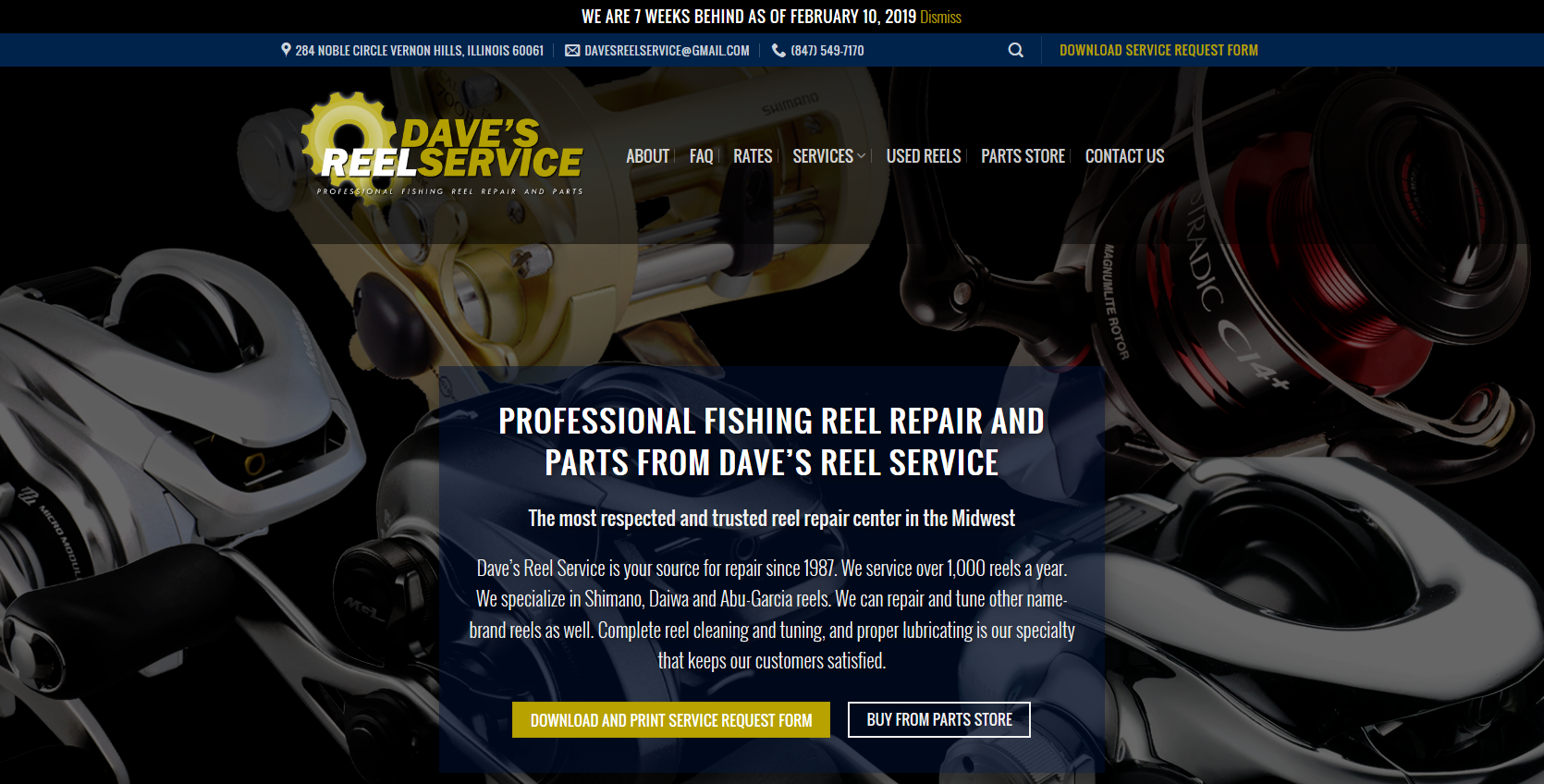 Daiwa Fishing Reel Parts & Repair